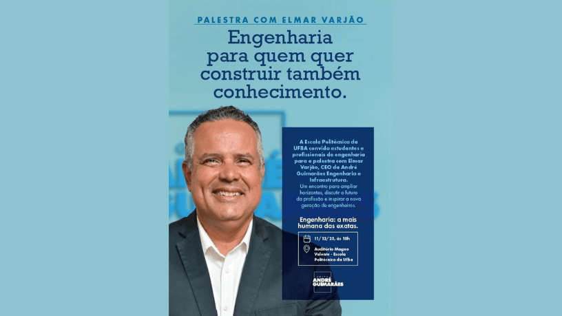 Sistemas digitais e infraestrutura física conectados por engenharia estratégica com Elmar Juan Passos Varjão Bomfim.
